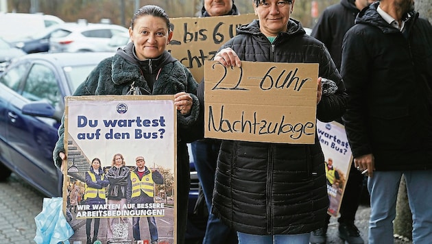 Bereits Ende Jänner gab es Protestaktionen. (Bild: ÖGB Vorarlberg)