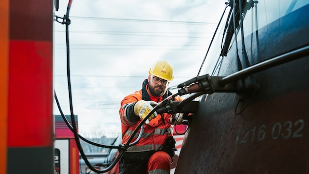 Alleine heuer stellen die ÖBB 356 Mitarbeiter für den Verschub ein. (Bild: ÖBB / Lukas Leonte)