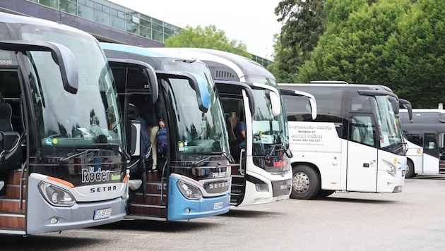 Am Donnerstag stehen die Busse still. (Bild: Birbaumer Christof)