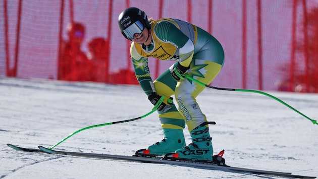 Ski-Exotin Greta Small hat ihre Teilnahme an der Ski-WM teuer bezahlt. (Bild: ASSOCIATED PRESS)