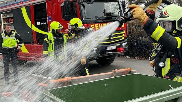 Einsatz in Götzis.  (Bild: Feuerwehr Götzis)