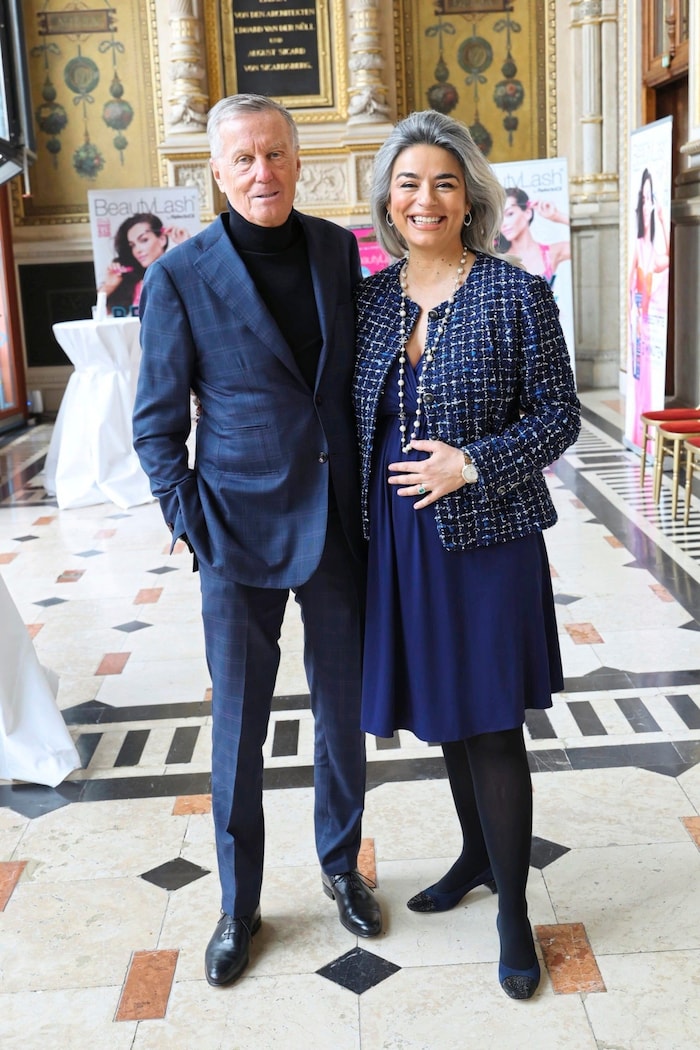 Das Gastgeber-Ehepaar, die GW-Cosmetics-Eigentümer Amra und Rainer Deisenhammer ...