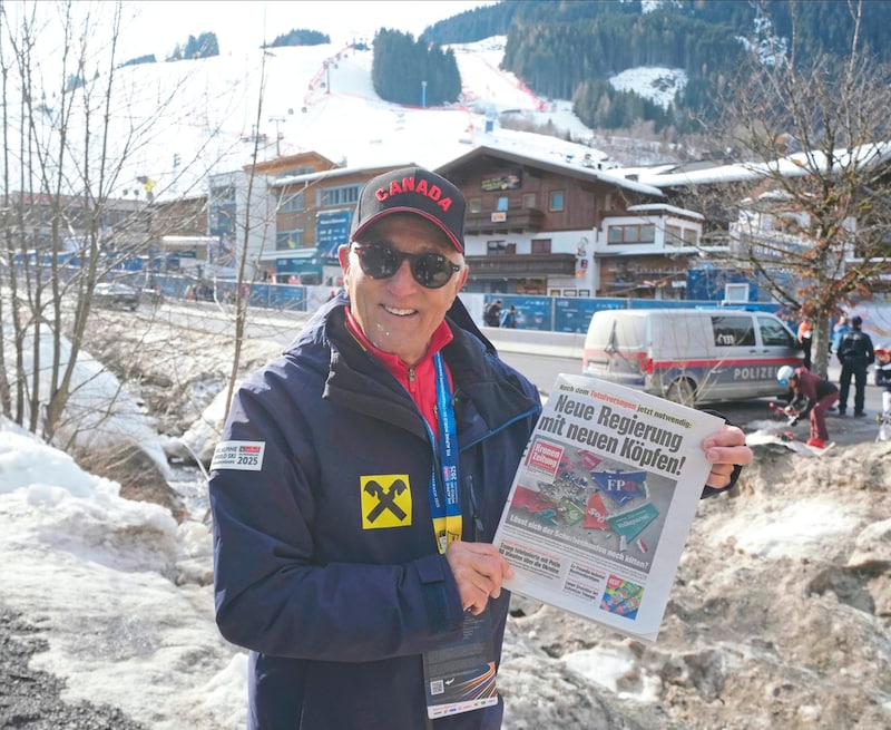 Ferdinand Heinrich at the World Ski Championships in Saalbach. (Bild: Pail Sepp)