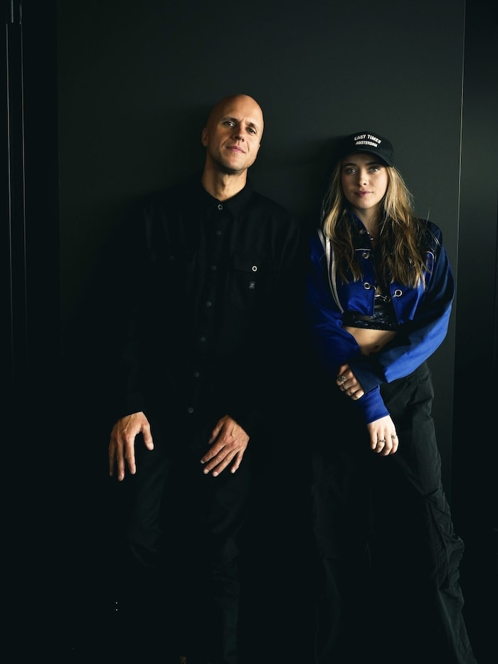 Milow mit Sängerin Florence Arman. 
