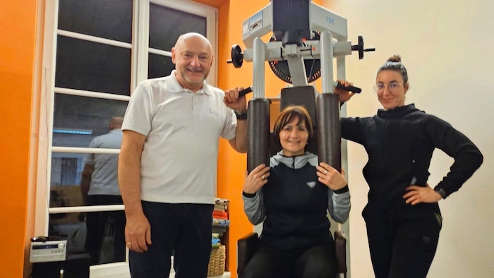 Kanovsky has a large fitness center.