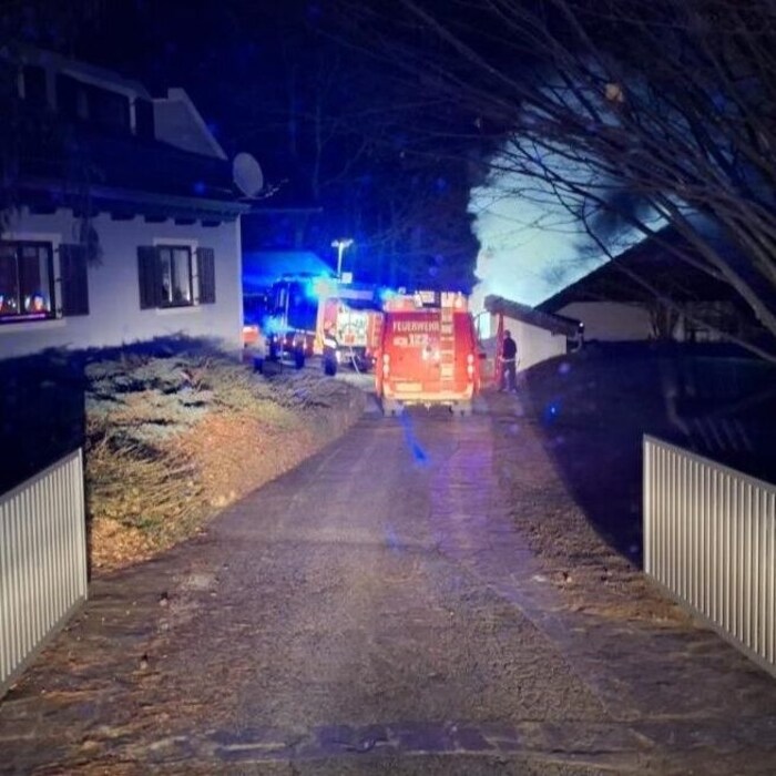 Einsatz auf einem Anwesen in Markt Hartmannsdorf