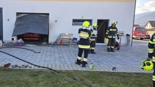 Einsatz für zwei Feuerwehren im Mürztal (Bild: BFMZ/FF Mitterdorf)