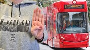 Das Opfer konnte sich in der Straßenbahn durch das internationale Hilfezeichen bemerkbar machen ...