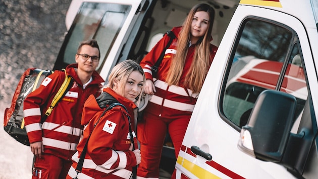 The Styrian Red Cross is looking forward to a busy year in 2024. (Bild: RK Steiermark/Trummer)