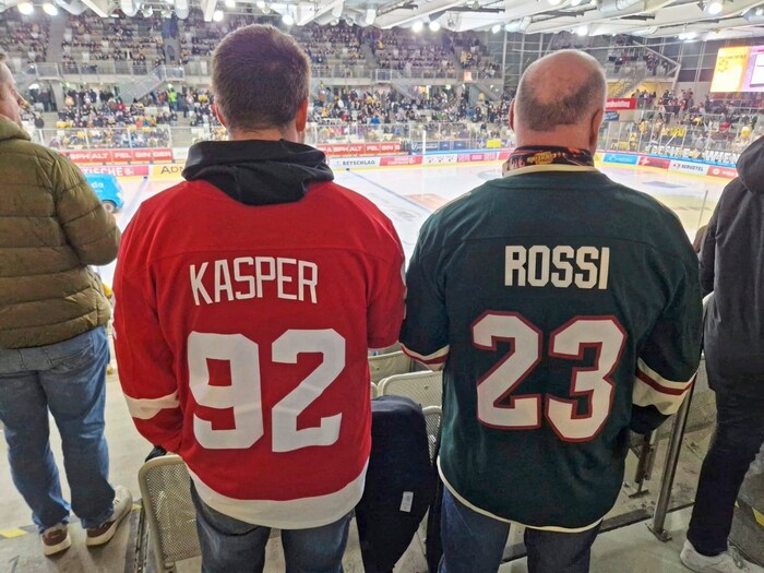 Kasper und Rossi in der Steffl Arena in Wien.