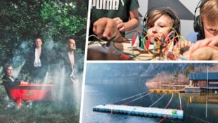 (Bild: Krone KREATIV/ÖWR Goisern, Marija Kanizaj, Ars Electronica/Birgit Cakir)