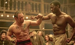Stephen Graham (li.) spielt den alternden Boxer Sugar, Malachi Kirby seinen Kontrahenten.