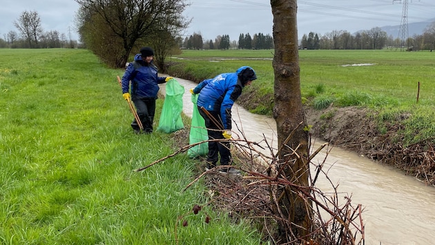 Müll findet sich leider fast überall in der Landschaft – er sollte unbedingt sachgerecht entsorgt werden. (Bild: Stadt Dornbirn)