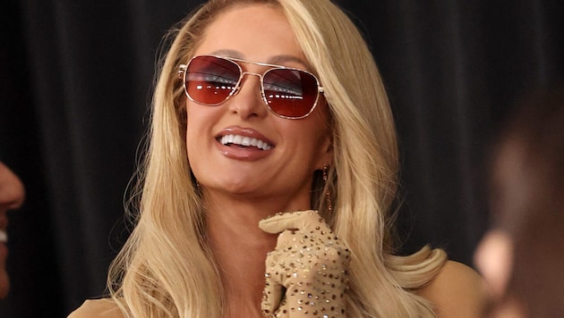 Paris Hilton has now shared a sugar-sweet video of son Phoenix. (Bild: Getty Images via AFP/GETTY IMAGES/Matt Winkelmeyer)