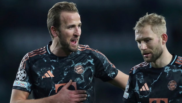 Harry Kane (links) wird den Bayern wohl bald wieder zur Verfügung stehen.  (Bild: ASSOCIATED PRESS)