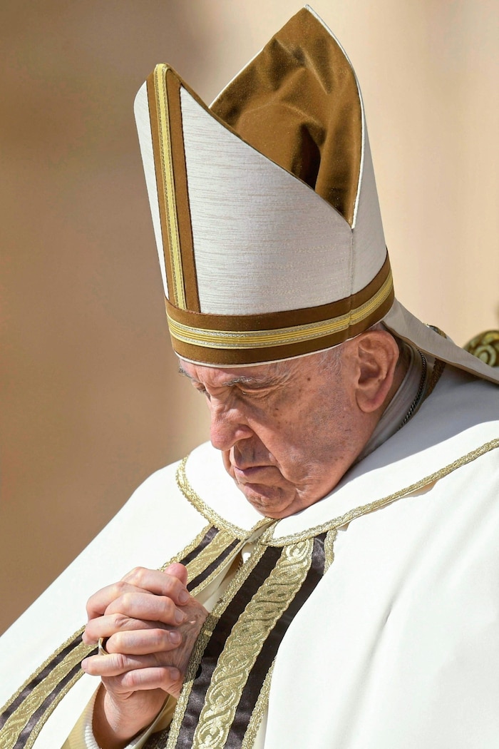 Papst Franziskus bei einer Ostermesse