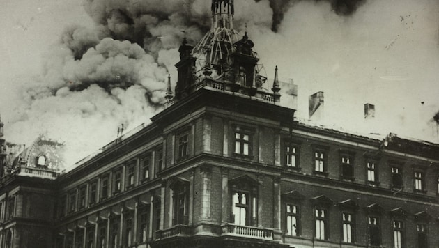 Der brennende Justizpalast als Symbol für die Zäsur 1927