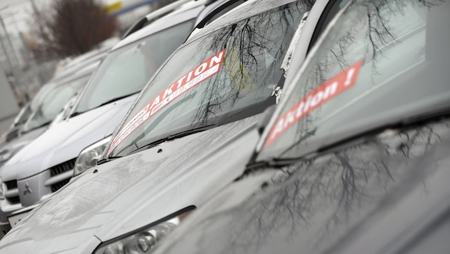 On average, used cars currently cost 1000 euros, and in one category even up to 5500 euros. (Bild: Barbara Gindl)