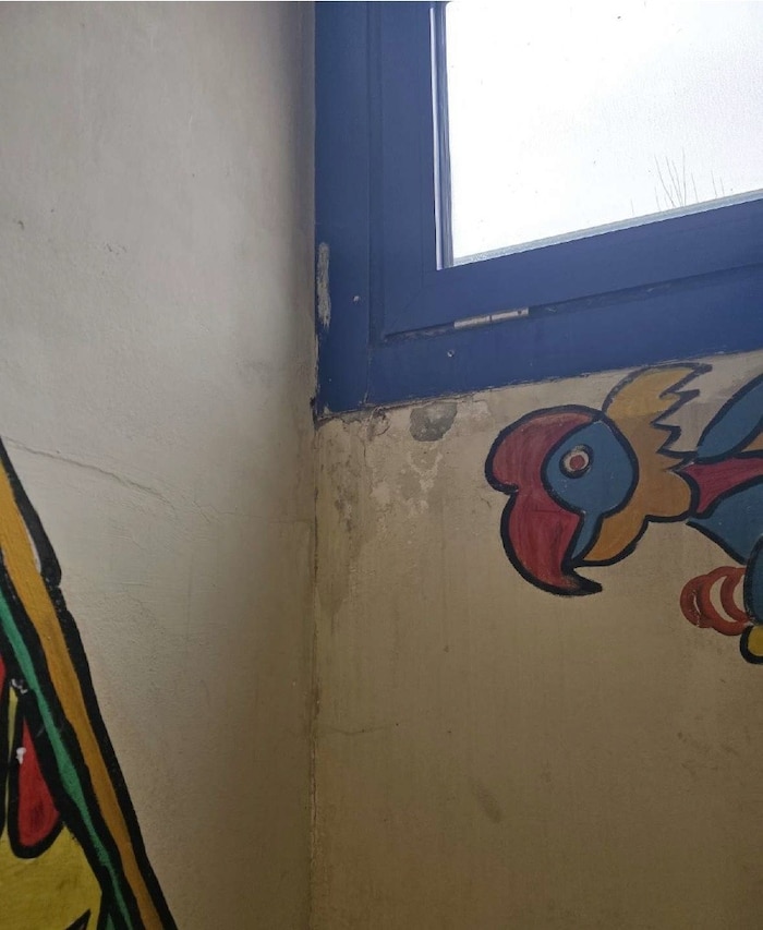 Die Wände als Fleckerlteppich