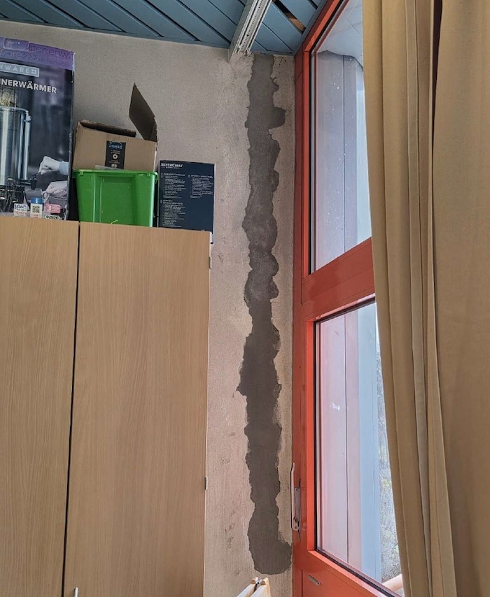 Dürftige Ausbesserungen