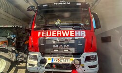 Derzeit ist das neu gekaufte Löschfahrzeug der Frahamer Feuerwehr im Bauhof untergebracht. Im ...