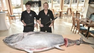 Als „eine Sensation“ bezeichneten 160 Peppino-Gäste das Thunfisch-Event. (Bild: Roland Holitzky)