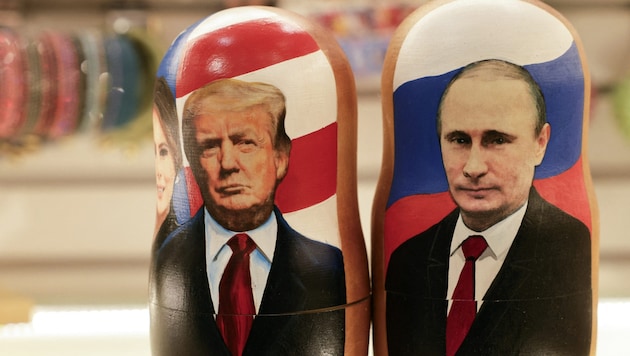 Trump has adopted Putin's rhetoric. (Bild: TATYANA MAKEYEVA/AFP)