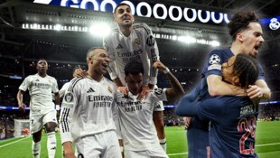 Real Madrid und Paris Saint-Germain stehen im Achtelfinale der Champions League.