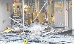 Gesprengter Bankomat in Kagran. Kein Einzellfall. Seit Jahresbeginn gibt es eine Serie.