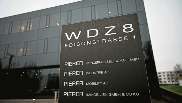 In der Edisonstraße in Wels hat verschiedene Pierer-Gesellschaften ihren Sitz. (Bild: Wenzel Markus)