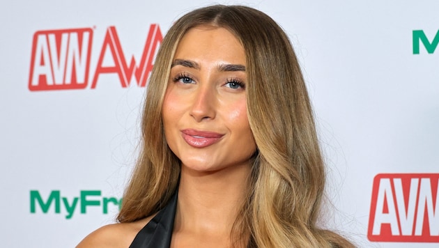 The OnlyFans model shocked everyone by saying that the pregnancy must have happened during her sex marathon with 101 men. (Bild: Getty Images via AFP/GETTY IMAGES/Ethan Miller)