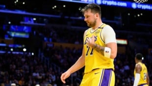 Luka Doncic kommt nicht richtig in Fahrt. (Bild: AP)