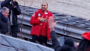 Lewis Hamilton geht 2025 erstmals für Ferrari an den Start. (Bild: AFP)