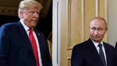 US-Präsident Donald Trump und Kreml-Chef Wladimir Putin (Bild: APA/AFP/Brendan Smialowski)