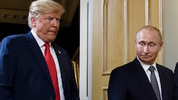 US-Präsident Donald Trump und Kreml-Chef Wladimir Putin (Bild: APA/AFP/Brendan Smialowski)