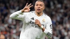 Mbappé zelebrierte seinen Dreierpack gegen Manchester City. (Bild: GEPA pictures)