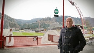 KSV-Präsident Erwin Fuchs brennt seit langem auf die Renovierung des Alpenstadions. (Bild: Pail Sepp)