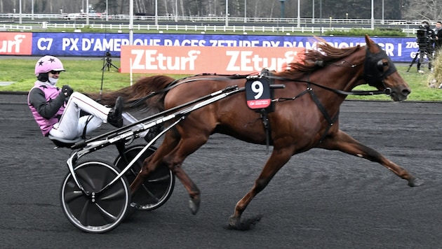 Der mit 1 Million Euro dotierte Prix d’Amérique in Paris ist das größte Traber-Rennen Europas. Chef des kontinentalen Verbandes UET ist für die nächsten drei Jahren Peter Truzla.  (Bild: AFP)