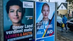 Wahlkampffinale in Deutschland: Die AfD zielt vor allem auf die Jungen ab. (Bild: AP)