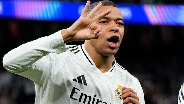 Kann Kylian Mbappé heute wieder jubeln? (Bild: AP)