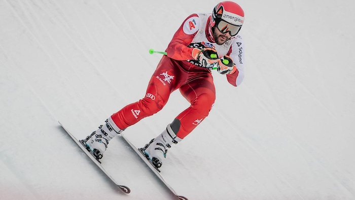 Vincent Kriechmayr took it easy in the first training run.
