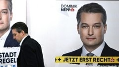 Der Wiener FPÖ-Spitzenkandidat Dominik Nepp (Bild: APA/Roland Schlager)