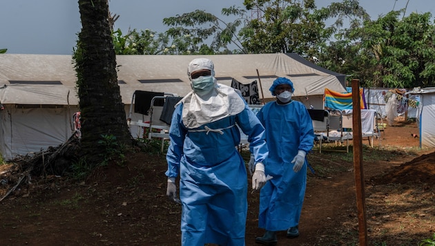 Zusätzlich zur ohnehin schon so brisanten Lage im Kongo grassiert auch eine gefährliche Mpox-Variante. (Bild: AFP/Glody MURHABAZI)