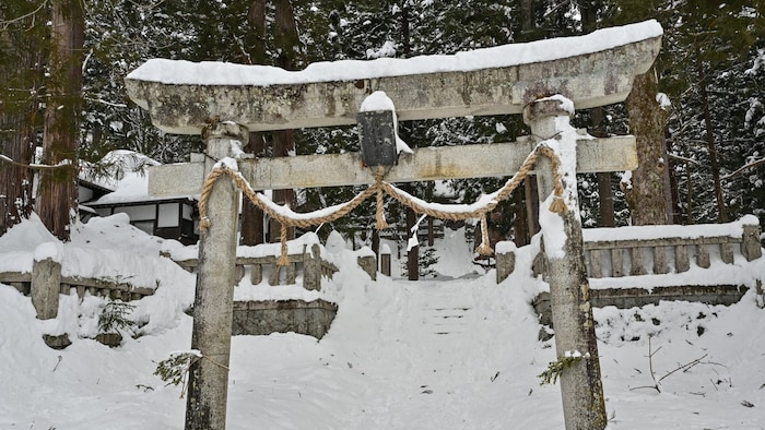 Das verschneite Hakuba