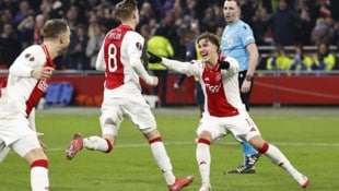 Jubel bei Ajax Amsterdam
