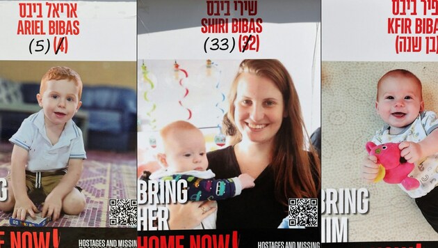 Shiri Bibas und ihre Söhne Kfir und Ariel