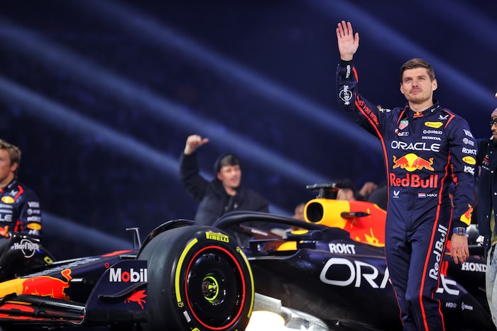 Max Verstappen (re.)