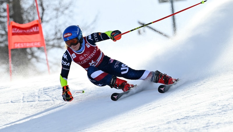 Mikaela Shiffrin (Bild: APA/AFP/Marco BERTORELLO)