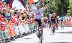 Der Italiener Diego Ulissi gewann 2024 die Etappe nach St. Johann/Alpendorf.
