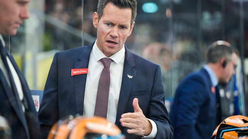 Black-Wings-Headcoach Philipp Lukas. (Bild: GEPA)